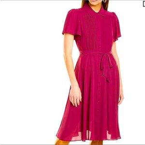 Nanette Lepore Pink Button-Down Dress